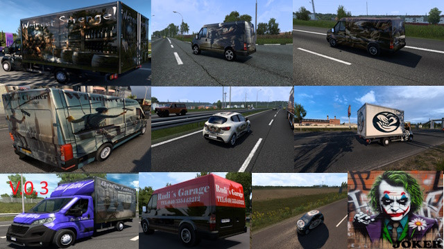 AITraffic Vehicle Skins Pack ( by Joker)